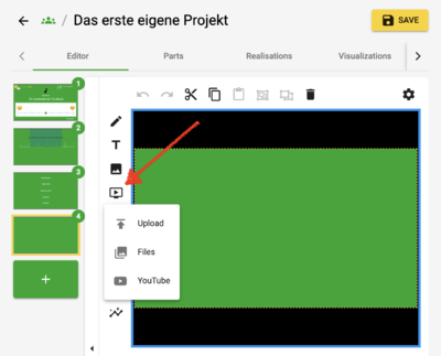 Embedding media in a Part